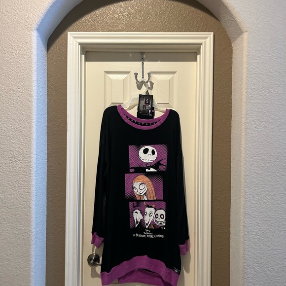 NWT ~ Nightmare Before Christmas -  Sally - long sweater with matching kneesocks - Picture 7 of 12